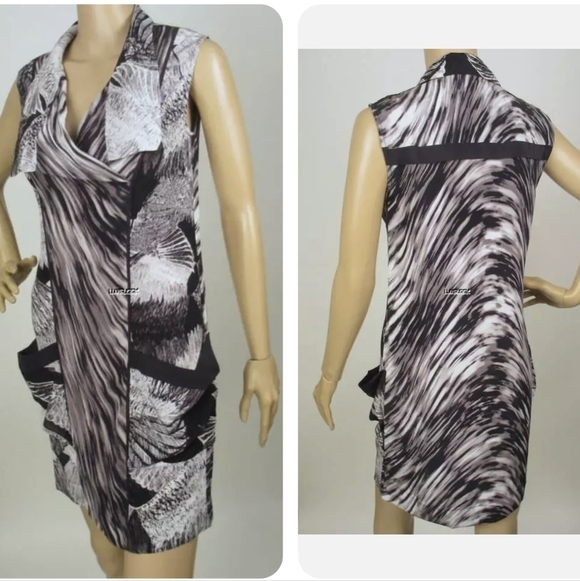 BCBGMAXAZRIA IZA 100%SILK DRESS size XS - Picture 3 of 10